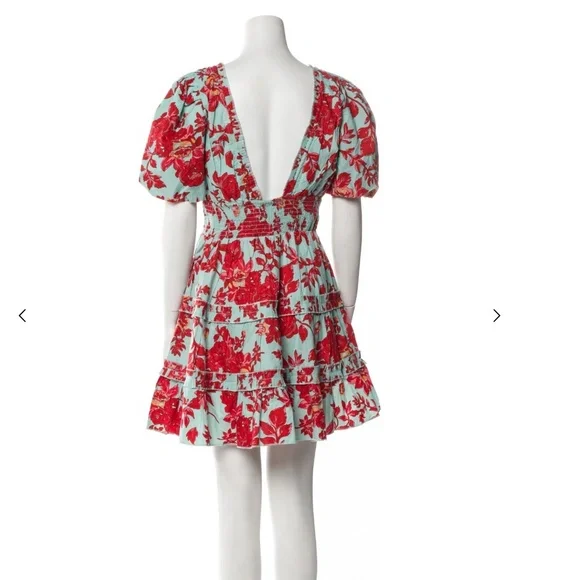Caroline Constas Floral Print Mini Dress - Picture 3 of 3